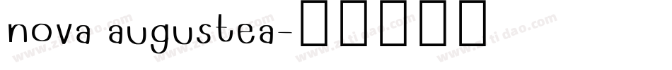 nova augustea字体转换
